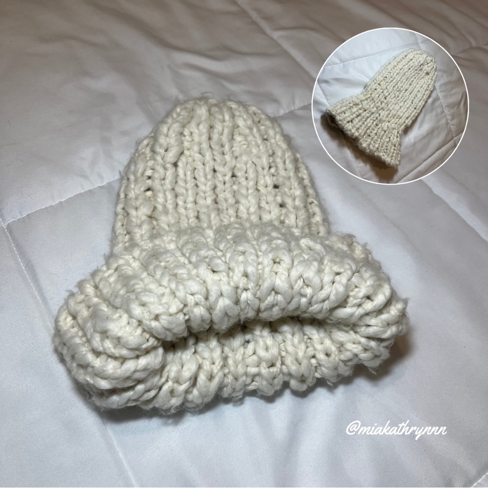 Chunky Knit - Cream - Winter Hat